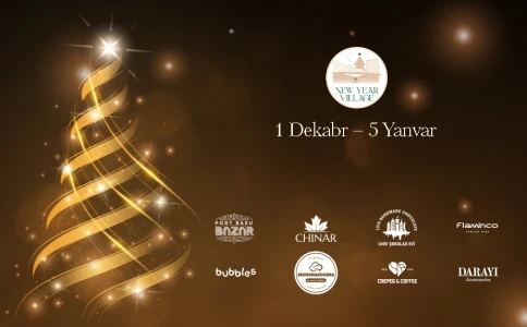 New year village at Port Baku Mall!